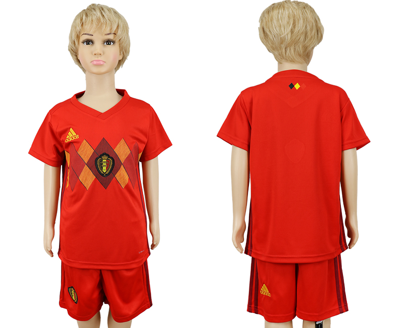 2018 World Cup Children football jersey BELGIUM CHIRLDREN PLAIN